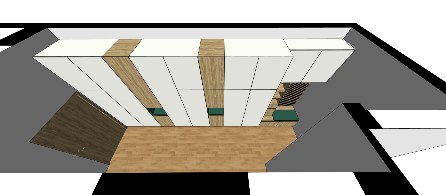 Projekt Částkovi - chodba 2