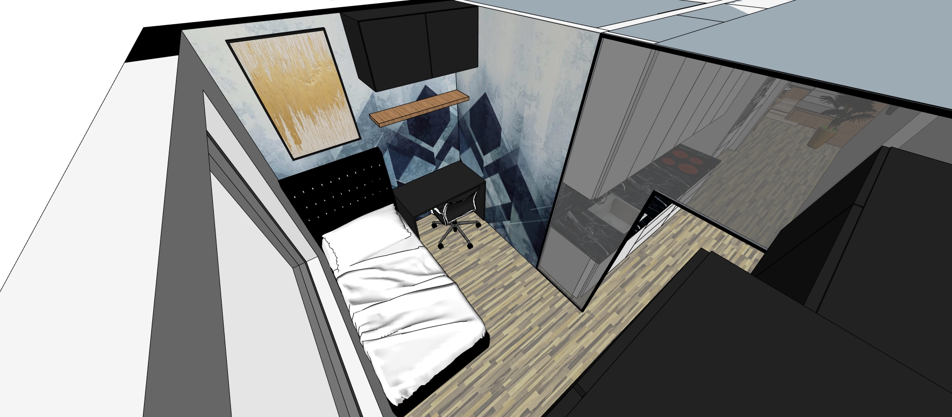 Projekt Shama - dětský pokoj 2