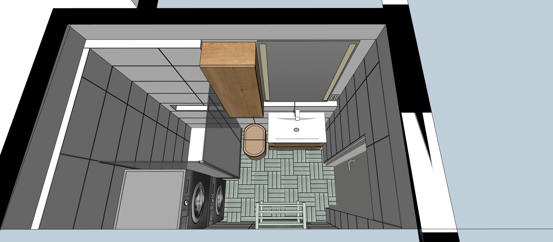Projekt Stránská koupelna 1