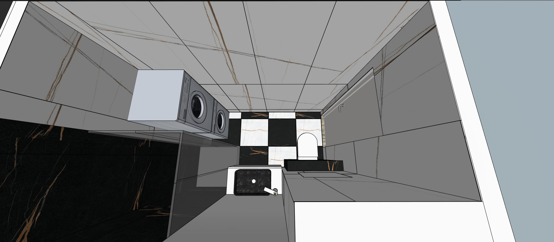 Projekt Shama - koupelna 2