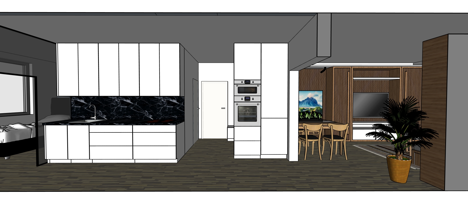 Projekt Shama - kuchyň 1