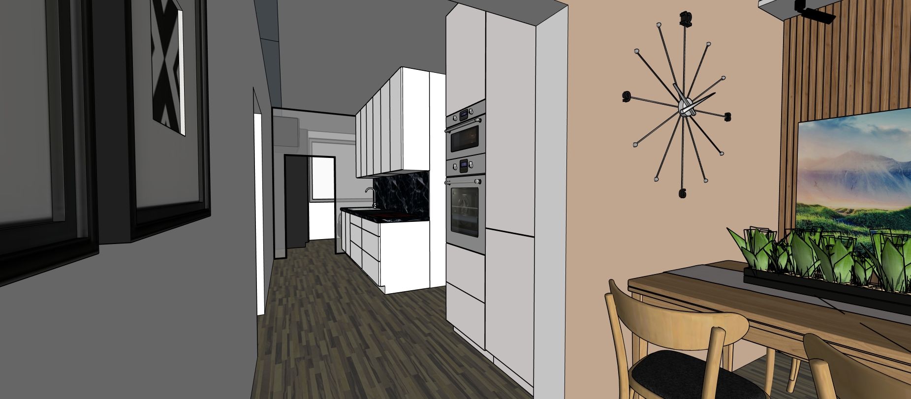 Projekt Shama - kuchyň 2