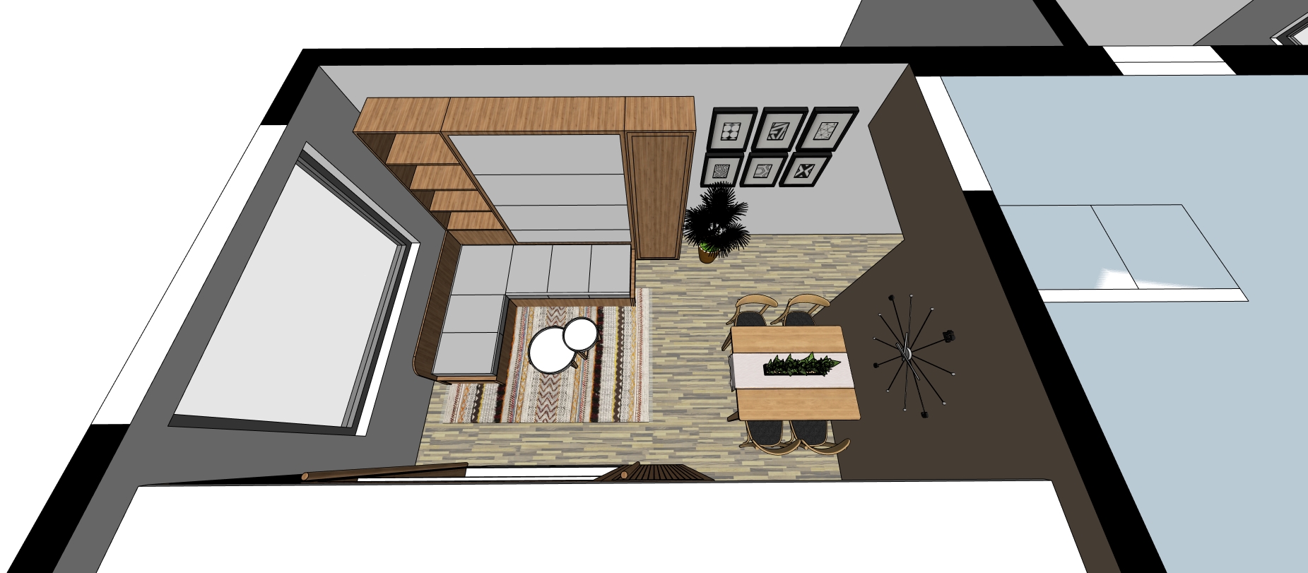 Projekt Shama - obývací pokoj 5