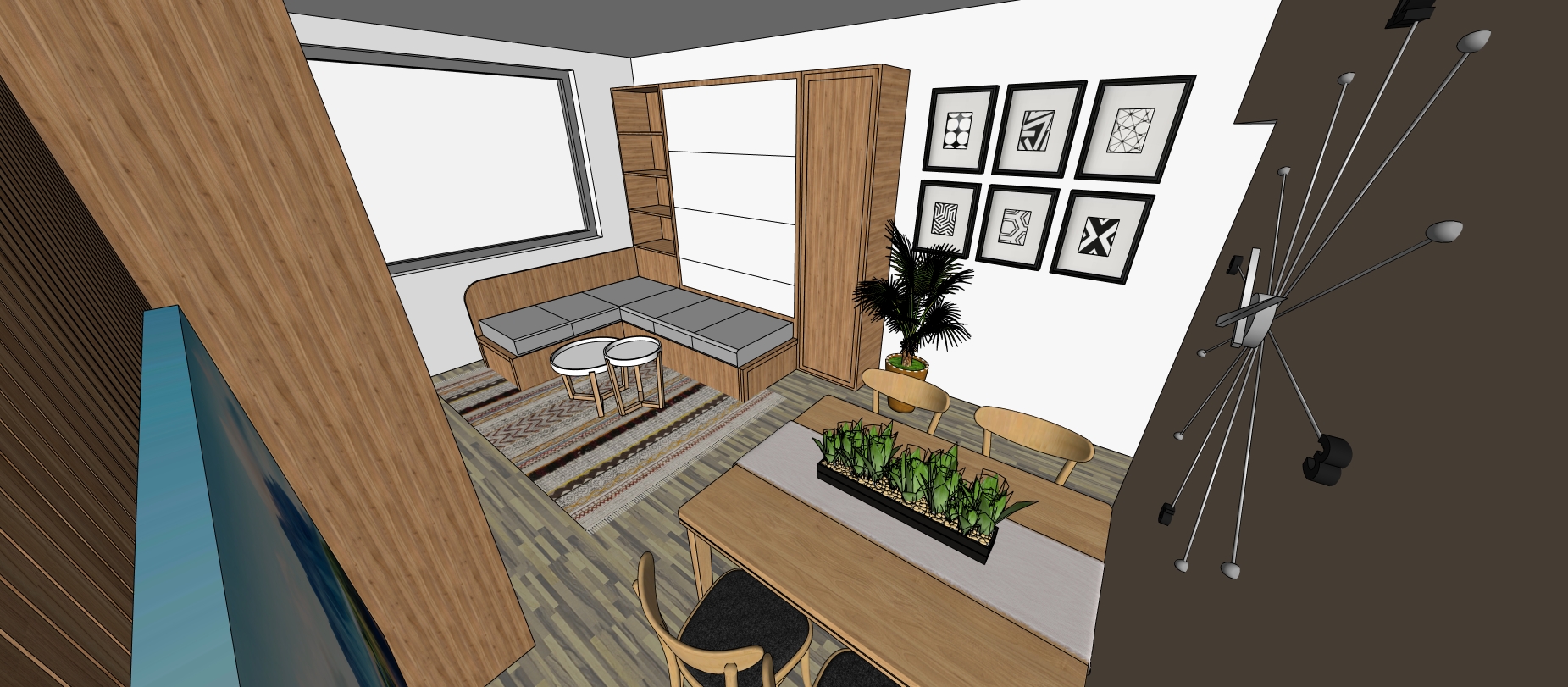 Projekt Shama - obývací pokoj 6