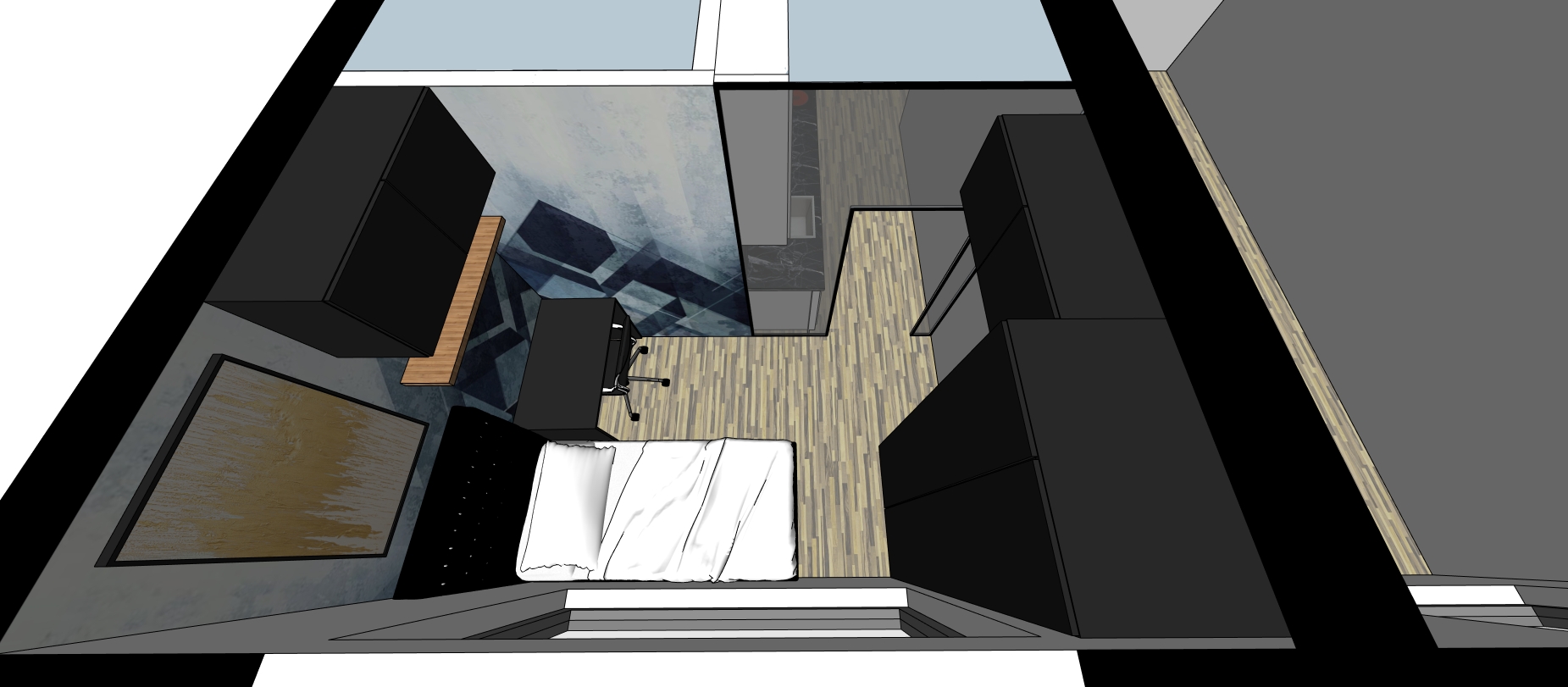 Projekt Shama - pokoj